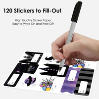 Goth Girl To and From Stickers - 12 Sheets