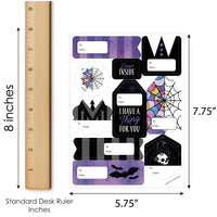 Goth Girl To and From Stickers - 12 Sheets