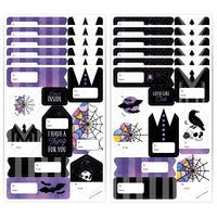 Goth Girl To and From Stickers - 12 Sheets