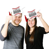 Grad Baseball - Grad Cap Decorations DIY 2026 Graduation Party Large Party Essentials - Set of 20