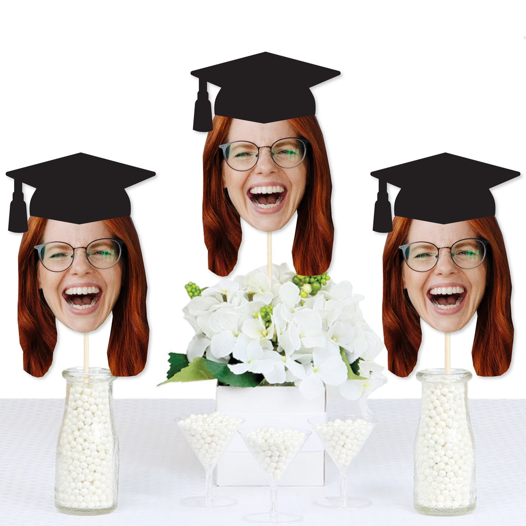 Custom Fun Face Grad Cap Essentials - 20 Ct