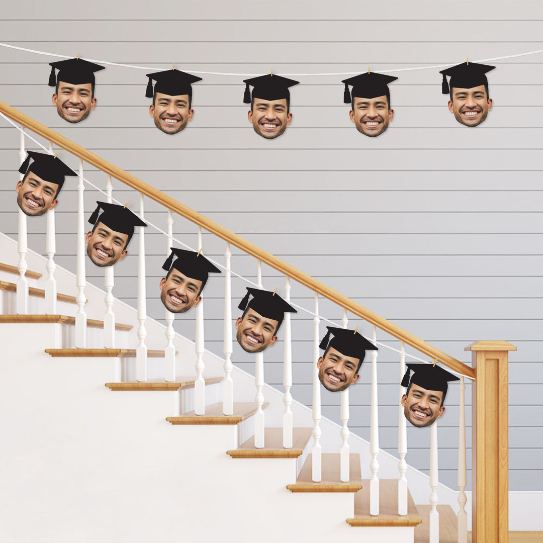 Custom Fun Face Grad Cap Essentials - 20 Ct