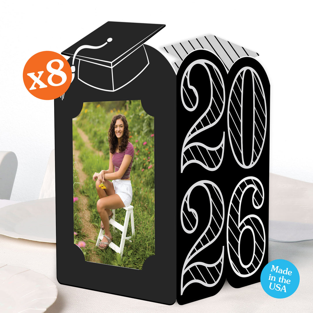Graduation Photo Centerpieces - 8 Ct