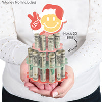 Groovy Christmas - DIY Pastel Holiday Party Money Holder Gift - Cash Cake