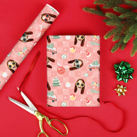 Custom Face Wrapping Paper - Groovy Christmas