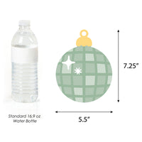 Groovy Christmas - Disco Ball Ornaments Decorations DIY Pastel Holiday Party Essentials - Set of 20