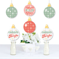 Groovy Christmas - Disco Ball Ornaments Decorations DIY Pastel Holiday Party Essentials - Set of 20