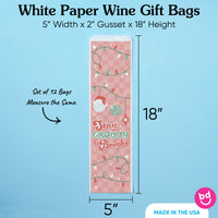 Wine Bags - Groovy Christmas