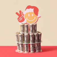 Groovy Christmas - DIY Pastel Holiday Party Money Holder Gift - Cash Cake