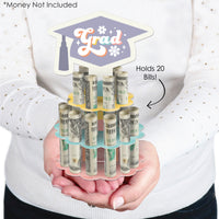 Groovy Grad Cash Cake - 1 Ct