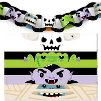 Halloween Monsters DIY Paper Chains - 128 Pc