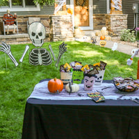 Halloween Monsters - Skeleton, Dracula, Frankenstein, and Mummy Party Favor Popcorn Treat Boxes - Set of 12