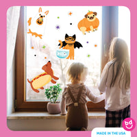Halloween Pets Window Clings