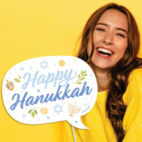 Hanukkah Funny Photo Props - 10 Ct