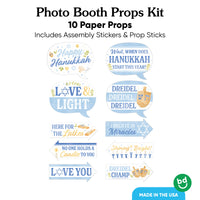 Hanukkah Funny Photo Props - 10 Ct