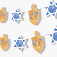 Hanukkah Garland Banner - 15 Pc