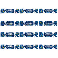 Hanukkah Menorah - No Snap Chanukah Holiday Party Table Favors - DIY Cracker Boxes - Set of 12