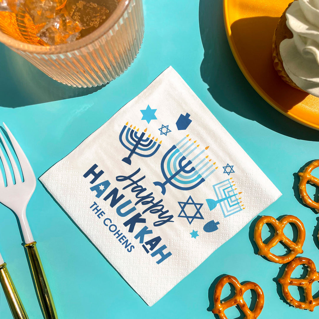 Custom Text - Hanukkah Napkins