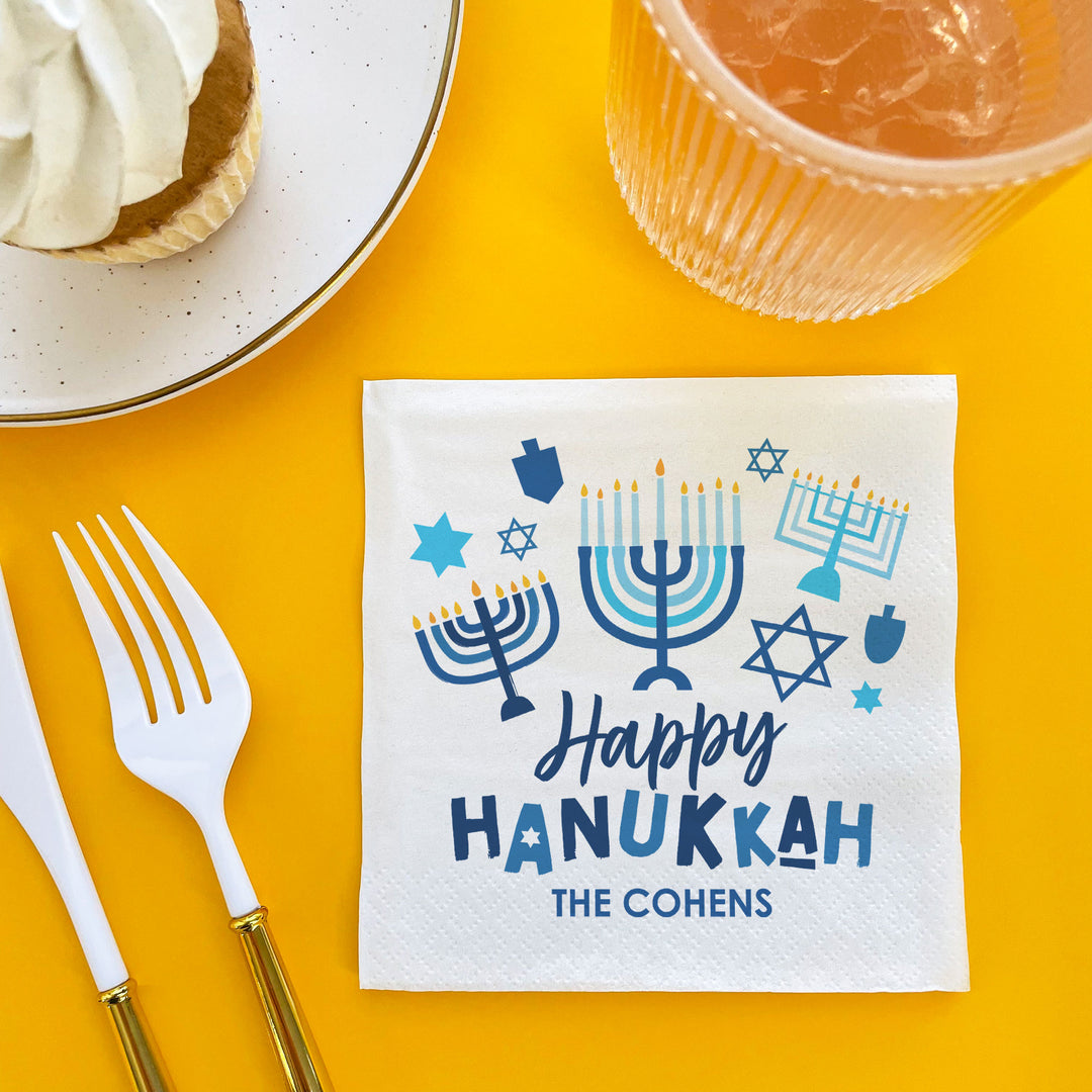 Custom Text - Hanukkah Napkins