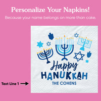 Custom Text - Hanukkah Napkins