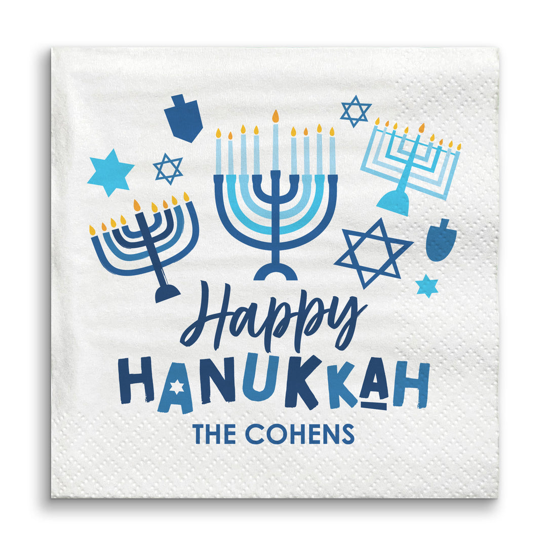 Custom Text - Hanukkah Napkins