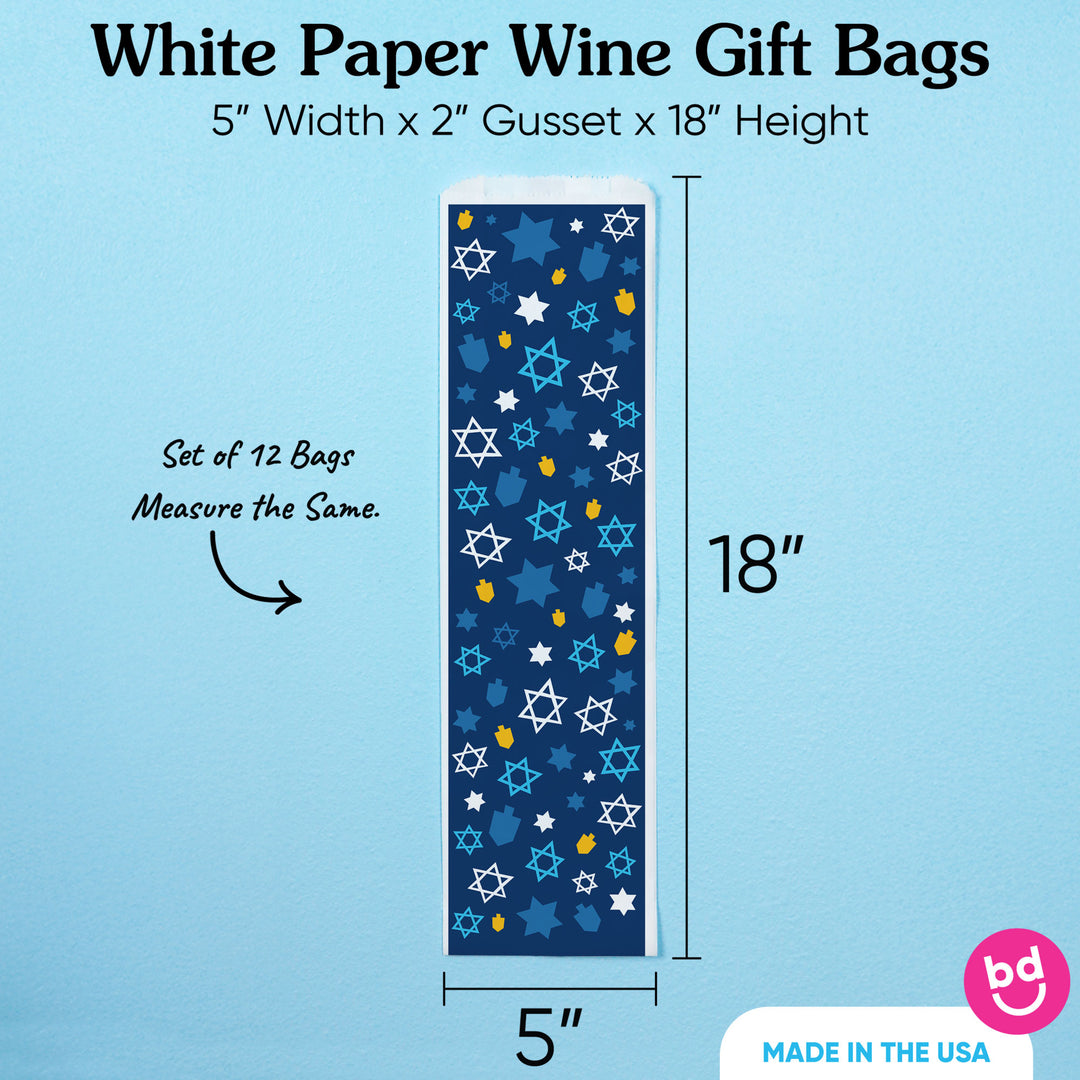 Wine Bags - Hanukkah