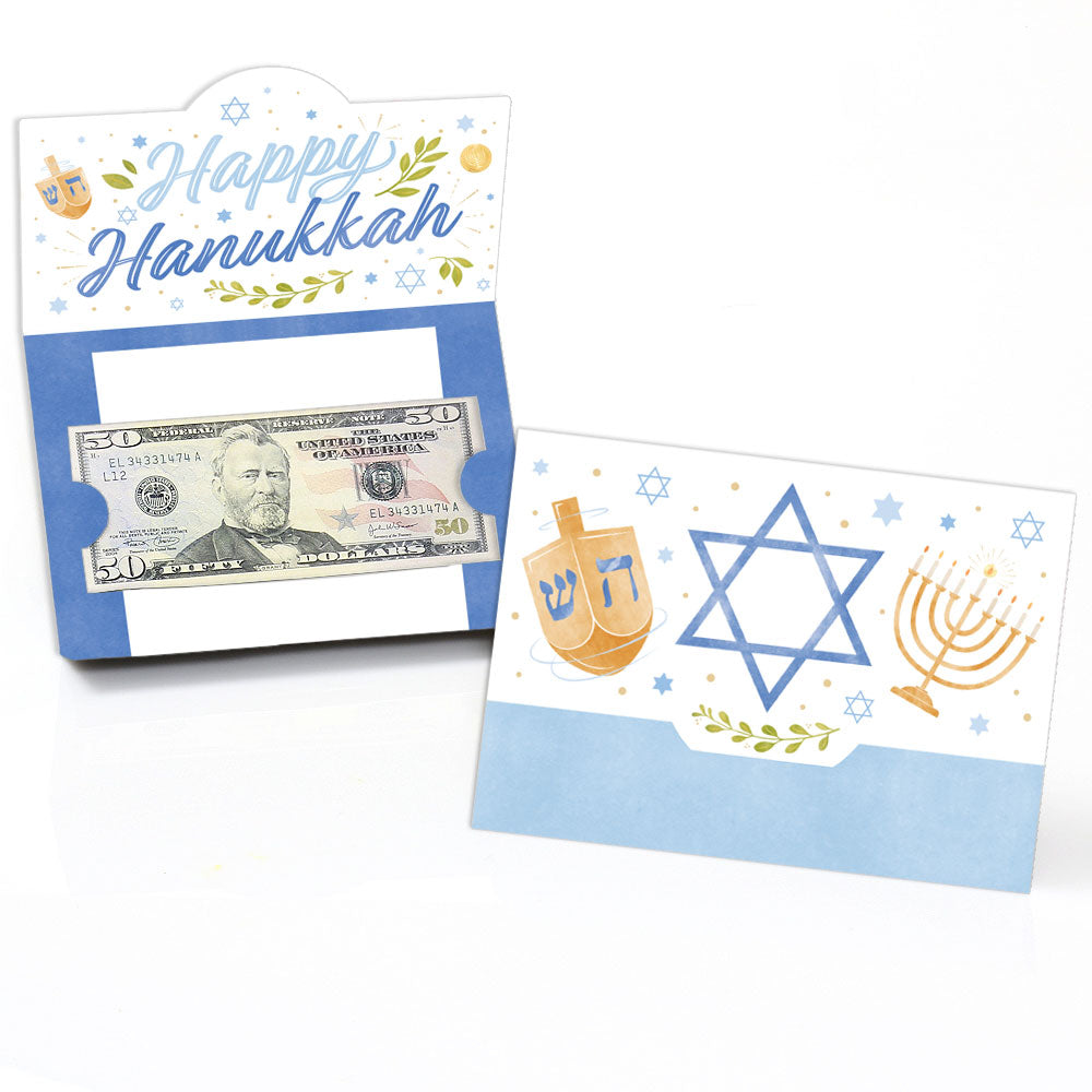 Hanukkah Money And Gift Card Holders - 8 Ct