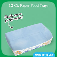 Hanukkah Paper Food Trays