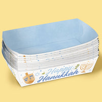 Hanukkah Paper Food Trays
