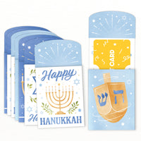 Hanukkah Nifty Gifty Card Holders - 8 Ct
