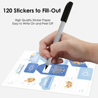 Hanukkah To and From Stickers - 12 Sheets
