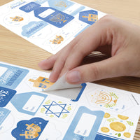Hanukkah To and From Stickers - 12 Sheets