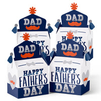 Happy Father's Day - Treat Box Party Favors - We Love Dad Party Goodie Gable Boxes - Set of 12