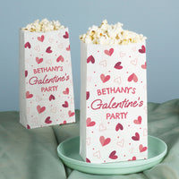 Custom Text Popcorn Bags - Happy Galentine’s Day - 25 Ct