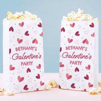 Custom Text Popcorn Bags - Happy Galentine’s Day - 25 Ct