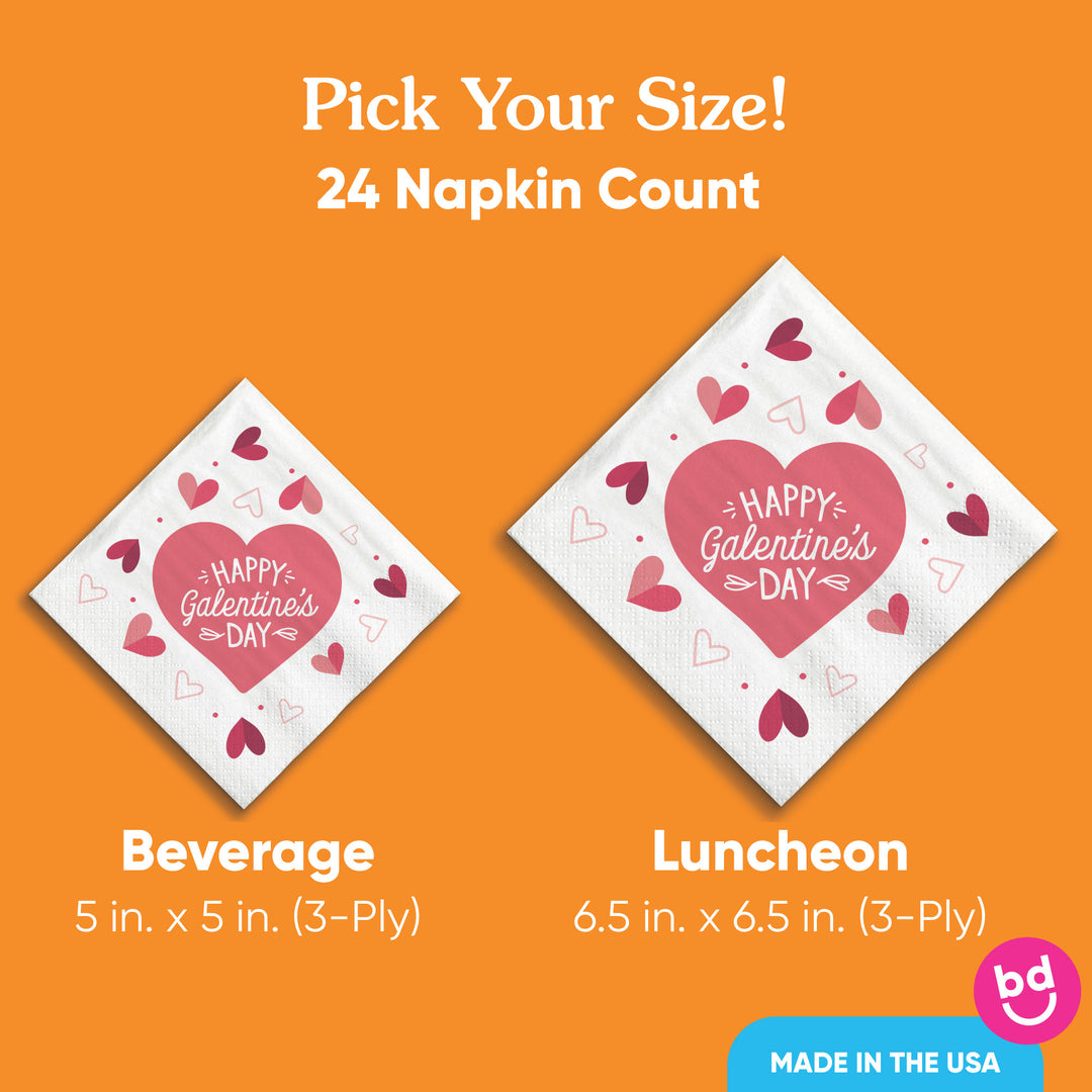 Napkins - Happy Galentine’s Day - 24 Ct