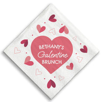 Custom Text - Happy Galentine’s Day Napkins - 24 Count