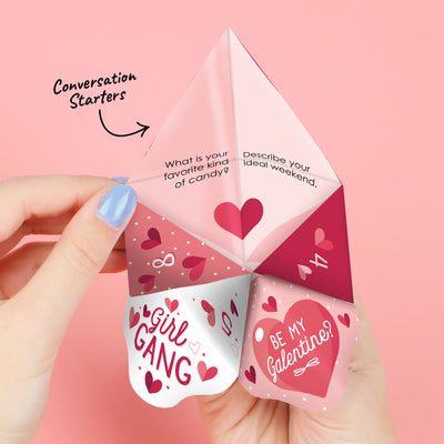 Happy Galentine’s Day Fortune Tellers - 12 Ct