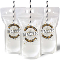 Drink Pouches - Happy Retirement - 12 Ct