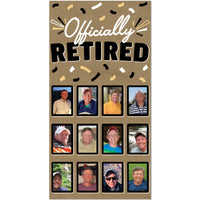 retirement kraft photo banner party memory display decor