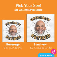 Custom Face Napkins - Officially Retired