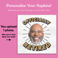Custom Face Napkins - Officially Retired