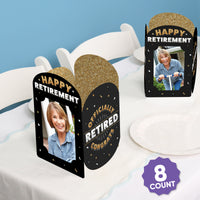 Happy Retirement Photo Centerpieces - 8 Ct