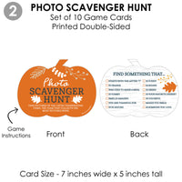 Happy Thanksgiving - 4 Fall Harvest Party Games - 10 Cards Each - What's Your Turkey Name, Photo Scavenger Hunt, This or That, Thankful A-Z - Gamerific Bundle