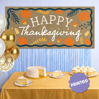 Happy Thanksgiving Kraft Banner