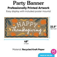 Happy Thanksgiving Kraft Banner