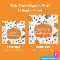 Napkins - Happy Thanksgiving
