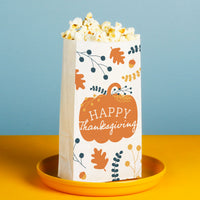 Popcorn Bags - Happy Thanksgiving - 25 Ct