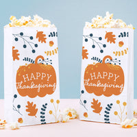 Popcorn Bags - Happy Thanksgiving - 25 Ct