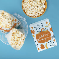Paper Treat Bags - Happy Thanksgiving - 25 Ct